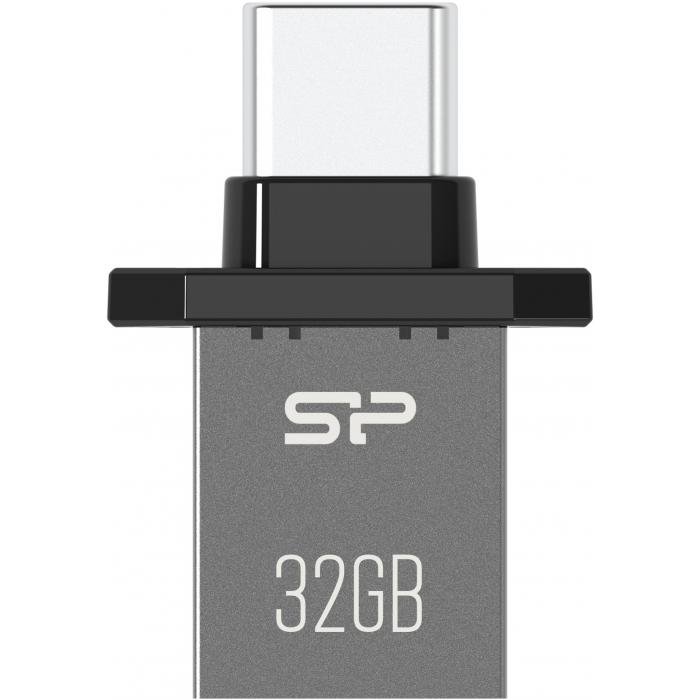 Zibatmiņas - Silicon Power flash drive 32GB Mobile C20, black SP032GBUC3C20V1K - ātri pasūtīt no ražotāja