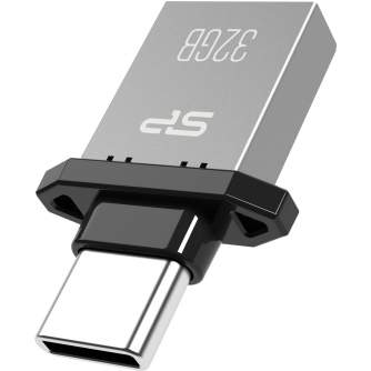 Zibatmiņas - Silicon Power flash drive 32GB Mobile C20, black SP032GBUC3C20V1K - ātri pasūtīt no ražotāja