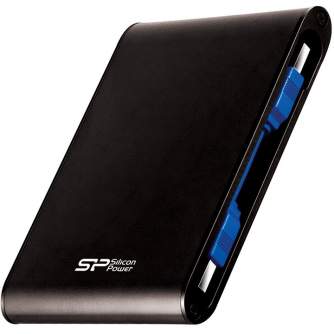 Citie diski & SSD - Silicon Power external HDD 1TB Armor A80 USB 3.0, black SP010TBPHDA80S3K - ātri pasūtīt no ražotāja