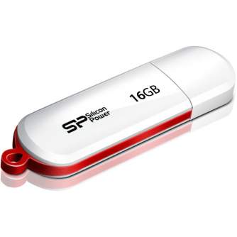 USB флешки - Silicon Power flash drive 16GB LuxMini 320, white SP016GBUF2320V1W - быстрый заказ от производителя