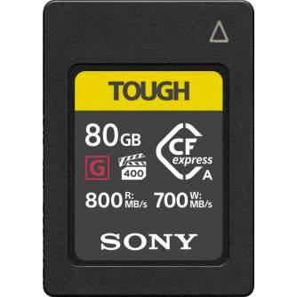 Atmiņas kartes - Sony memory card CFexpress 80GB Type A Tough 800MB/s CEAG80T.SYM - ātri pasūtīt no ražotāja