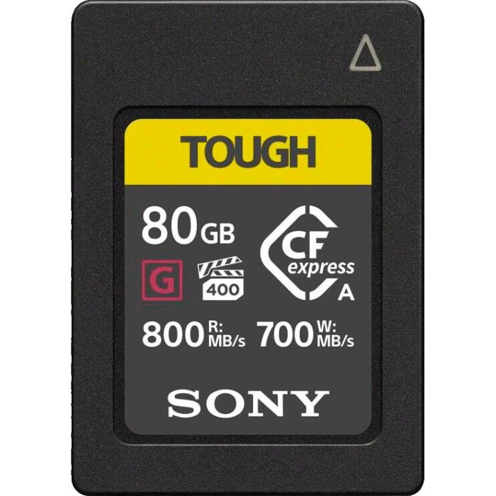Memory Cards - Sony memory card CFexpress 80GB Type A Tough 800MB/s CEAG80T.SYM - quick order from manufacturer