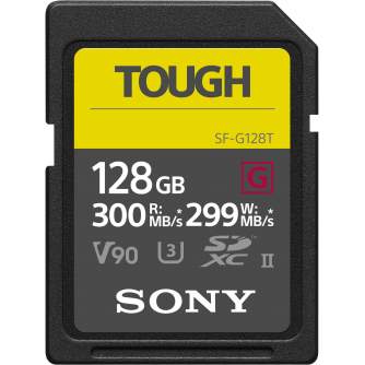 Memory Cards - Sony memory card SDXC 128GB G Tough UHS-II U3 V90 SFG1TG - quick order from manufacturer