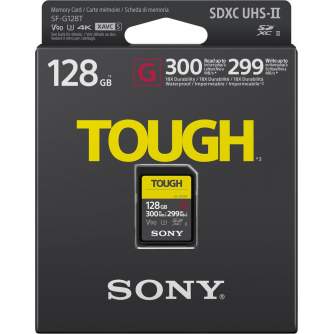 Карты памяти - Sony memory card SDXC 128GB G Tough UHS-II U3 V90 SFG1TG - быстрый заказ от производителя