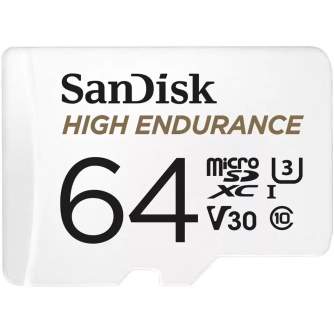Memory Cards - Sandisk memory card microSDXC 64GB High Endurance SDSQQNR-064G-GN6IA - quick order from manufacturer