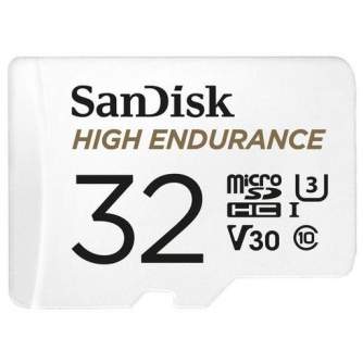 Sandisk memory card microSDHC 32GB High Endurance UHS-I Class 10 V30 SDSQQNR-032G-GN6IA