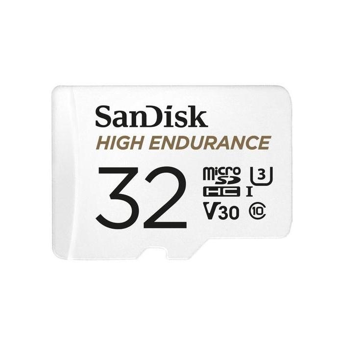 Карты памяти - Sandisk memory card microSDHC 32GB High Endurance UHS-I Class 10 V30 SDSQQNR-032G-GN6IA - купить сегодня в магази
