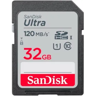 Memory Cards - Sandisk memory card SDHC 32GB Ultra 120MB/s UHS-I SDSDUN4-032G-GN6IN - buy today in Master Foto store and with delivery