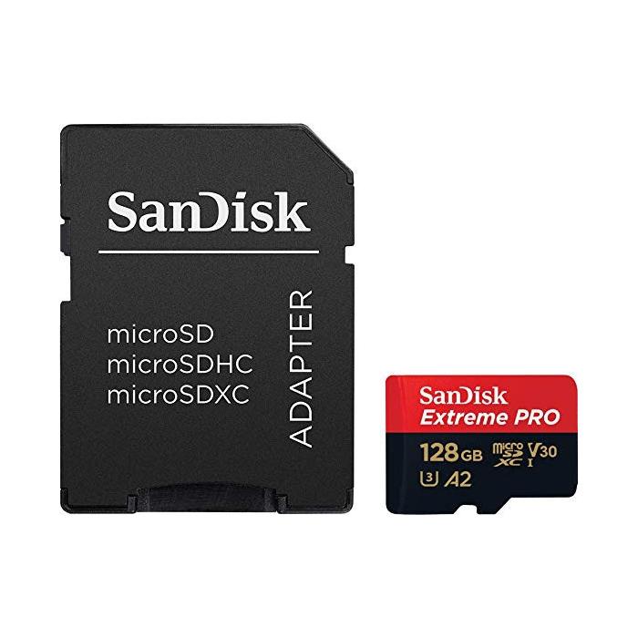 Карты памяти - SanDisk memory card microSDXC 128GB Extreme Pro A2 + adapter SDSQXCY-128G-GN6MA - быстрый заказ от производителя