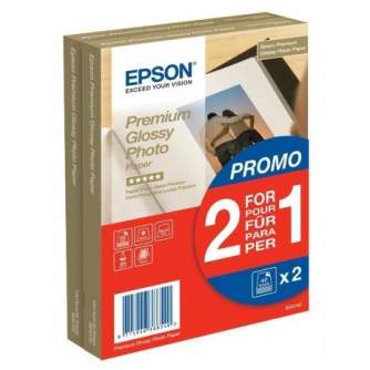 Фотобумага для принтеров - Epson photo paper 10x15 Premium Glossy 255g 2x40 sheets C13S042167 - быстрый заказ от производителя