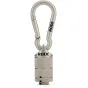 RODE Thread Adaptor Kit with carabiner, featuring 1/4, 3/8, and 5/8 inch adaptors, stainless steel universal thread mount for microphones and camera gear