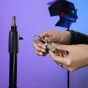 Rode Universal Thread Adaptor Kit with carabiner for versatile microphone and camera mounting solutions