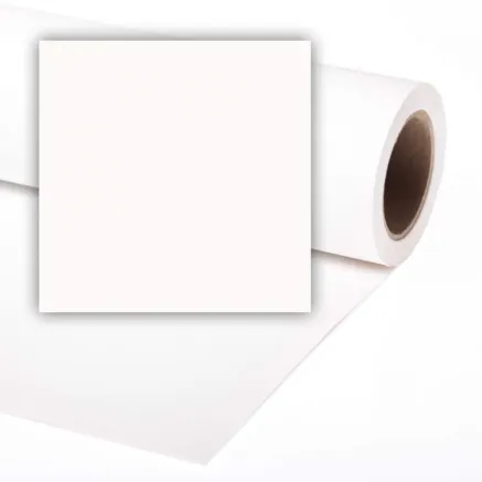 Colorama paper background 2.72x11m, super white LL CO1107