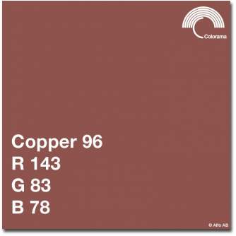 Backgrounds - Colorama paper background 1.35x11m, copper LL CO596 - quick order from manufacturer