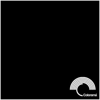 Backgrounds - Colorama background 2.72x11m, black (0168) LL CO168 - buy today in store and with delivery