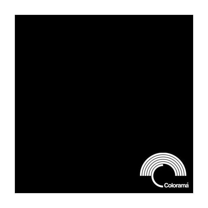 Backgrounds - Colorama background 2.72x11m, black (0168) LL CO168 - buy today in store and with delivery