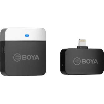 Беспроводные петличные микрофоны - Boya 2.4 GHz Tie pin Microphone Wireless BY-M1LV-D for iOS - быстрый заказ от производителя