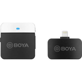 Беспроводные петличные микрофоны - Boya 2.4 GHz Tie pin Microphone Wireless BY-M1LV-D for iOS - быстрый заказ от производителя
