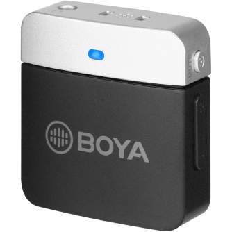 Wireless Lavalier Microphones - Boya 2.4 GHz Tie pin Microphone Wireless BY-M1LV-U for USB-C Android & iPhone 15 - buy today in store and with delivery
