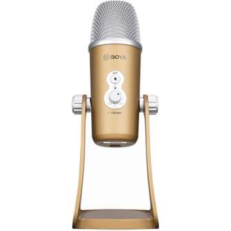 Микрофоны - Boya BY-PM700G USB золотой конденсаторный микрофон - быстрый заказ от производителя