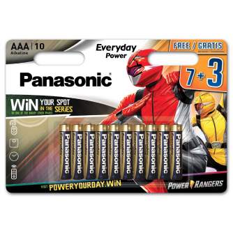 Батарейки и аккумуляторы - Panasonic Batteries Panasonic Everyday Power battery LR03EPS/10BW (7+3) LR03EPS/10BW 7+3 - быстрый за