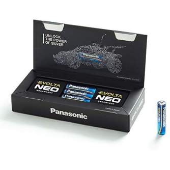 Baterijas, akumulatori un lādētāji - Panasonic Batteries Panasonic Evolta Neo battery LR03 4B LR03NG/4EB - ātri pasūtīt no ražotāja