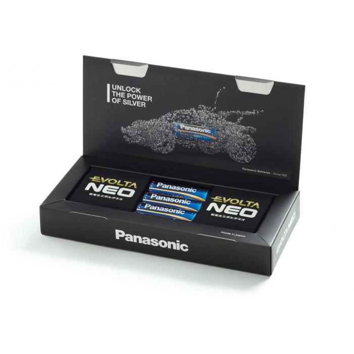 Baterijas, akumulatori un lādētāji - Panasonic Batteries Panasonic Evolta Neo battery LR6 4B LR6NG/4EB - ātri pasūtīt no ražotāja