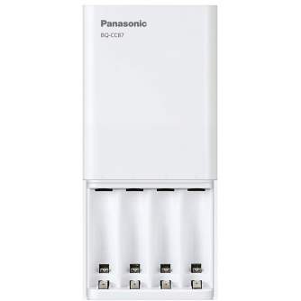 Baterijas, akumulatori un lādētāji - Panasonic Batteries Panasonic eneloop lādētājs BQ-CC87USB - ātri pasūtīt no ražotāja