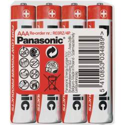 Батарейки и аккумуляторы - Panasonic Baterija AAA 4 pcs - купить сегодня в магазине и с доставкой