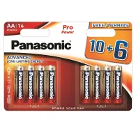 Baterijas, akumulatori un lādētāji - Panasonic Batteries Panasonic Pro Power baterija LR6PPG/16B 10+6gb. LR6PPG/16BW 10+6F - ātri pasūtīt no ražotājaBaterijas, akumulatori un lādētāji - Panasonic Batteries Panasonic Pro Power baterija LR6PPG/16B 10+6gb. LR6PPG/16BW 10+6F - ātri pasūtīt no ražotāja