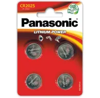 Batteries and chargers - Panasonic Batteries Panasonic battery CR2025/4B CR-2025EL/4B - quick order from manufacturerBatteries and chargers - Panasonic Batteries Panasonic battery CR2025/4B CR-2025EL/4B - quick order from manufacturer