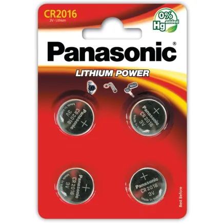 Panasonic Batteries Panasonic battery CR2016/4B CR-2016EL/4B