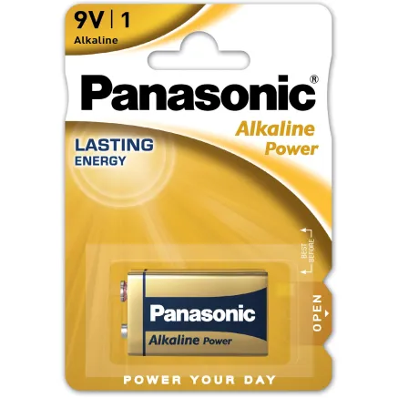 Panasonic Batteries Panasonic Alkaline Power battery 6LR61APB/1B 9V 6LF22APB/1BP