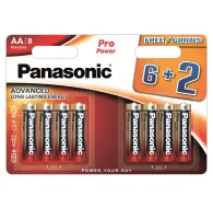 Discontinued - Panasonic Batteries Panasonic Pro Power battery LR6PPG/8BW (6+2) LR6PPG/8B (6+2)Discontinued - Panasonic Batteries Panasonic Pro Power battery LR6PPG/8BW (6+2) LR6PPG/8B (6+2)