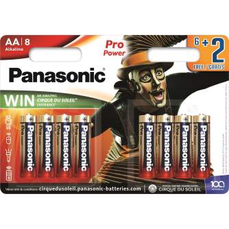 Batteries and chargers - Panasonic Batteries Panasonic Pro Power battery LR6PPG/8BW (6+2) LR6PPG/8B (6+2) - quick order from manufacturer