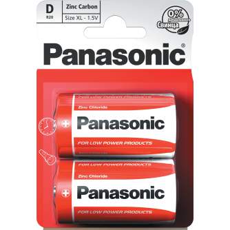 Baterijas, akumulatori un lādētāji - Panasonic Batteries Panasonic battery R20RZ/2B R20RZ/2BP - ātri pasūtīt no ražotāja