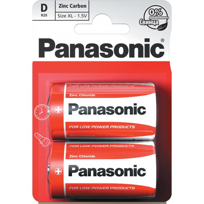 Батарейки и аккумуляторы - Panasonic Batteries Panasonic battery R20RZ/2B R20RZ/2BP - быстрый заказ от производителя