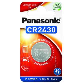 Baterijas, akumulatori un lādētāji - Panasonic Batteries Panasonic battery CR2430/1B CR-2430L/1BP - ātri pasūtīt no ražotāja