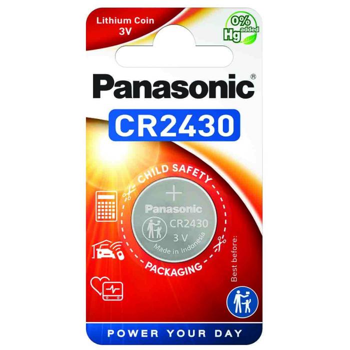 Batteries and chargers - Panasonic Batteries Panasonic battery CR2430/1B CR-2430L/1BP - quick order from manufacturer