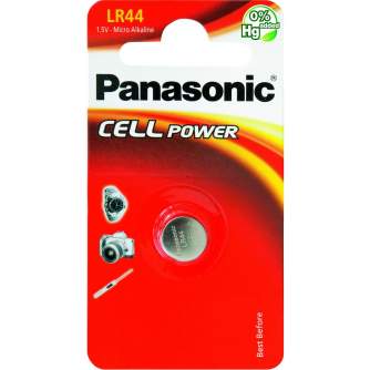 Батарейки и аккумуляторы - Panasonic Batteries Panasonic батарейка LR44/1B LR-44EL/1B - быстрый заказ от производителя