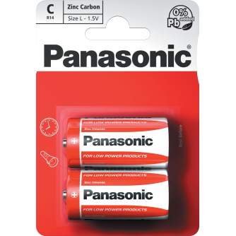 Baterijas, akumulatori un lādētāji - Panasonic Batteries Panasonic battery R14RZ/2B 00123698 - ātri pasūtīt no ražotāja