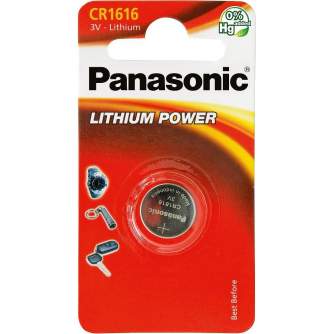 Baterijas, akumulatori un lādētāji - Panasonic Batteries Panasonic baterija CR1616/1B CR-1616L/1BP - ātri pasūtīt no ražotāja