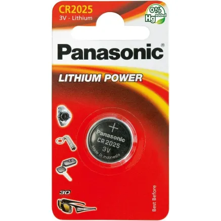 Panasonic Batteries Panasonic baterija CR2025/1B CR-2025EL/1BP