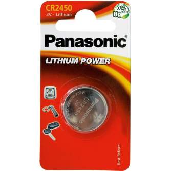 Baterijas, akumulatori un lādētāji - Panasonic Batteries Panasonic battery CR2450/1B CR-2450EL/1BP - ātri pasūtīt no ražotāja