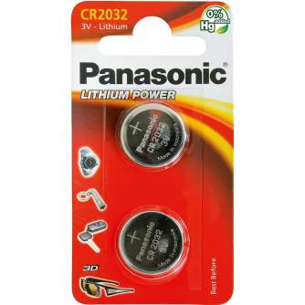 Baterijas, akumulatori un lādētāji - Panasonic Batteries Panasonic baterija CR2032/2B CR-2032L/2BP - ātri pasūtīt no ražotāja