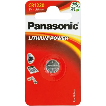 Panasonic Batteries Panasonic battery CR1220/1B CR-1220L/1BP