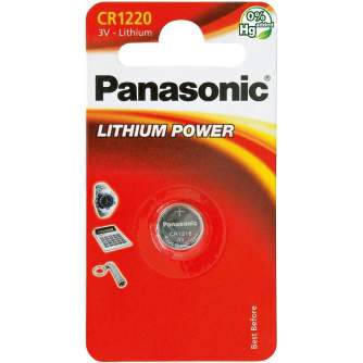 Batteries and chargers - Panasonic Batteries Panasonic battery CR1220/1B CR-1220L/1BP - quick order from manufacturer