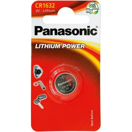 Panasonic Batteries Panasonic baterija CR1632/1B CR-1632EL/1B