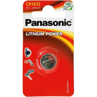 Baterijas, akumulatori un lādētāji - Panasonic Batteries Panasonic baterija CR1632/1B CR-1632EL/1B - perc šodien veikalā un ar piegādi