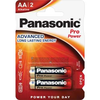 Baterijas, akumulatori un lādētāji - Panasonic Batteries Panasonic Pro Power baterija LR6PPG/2B LR6PPG/2BP - ātri pasūtīt no ražotāja